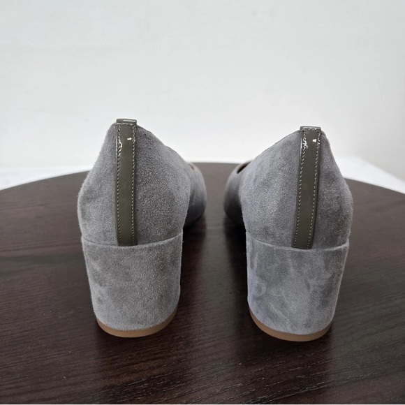 Margaux Gray Suede Heels - Picture 3 of 3